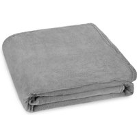SWANEW Kuscheldecke Flanell Wohndecke Decke Universell Sofa Garten Unterwegs Grau 200 x 150 cm Super soft SWANEW Kuscheldecke Flanell Wohndecke Decke Universell Sofa Garten Unterwegs Grau 200 x 150 cm Super soft von SWANEW