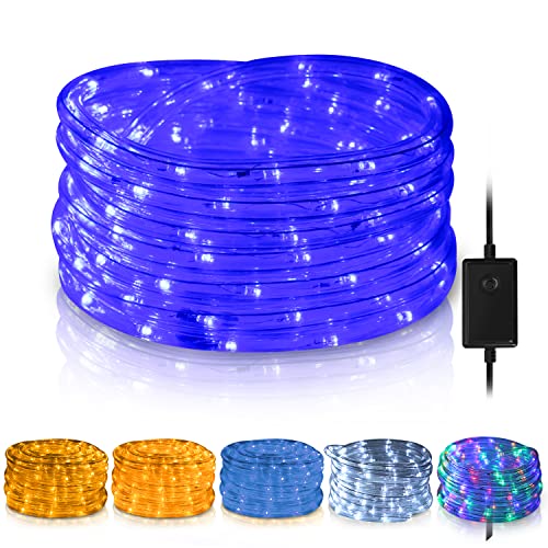 SWANEW LED Lichterschlauch, 20M 480 LEDs lichtschlauch Lichterkette außen, IP20 Wasserfest Led Schlauch außen, Garten-Party-Festbeleuchtung (blau von SWANEW