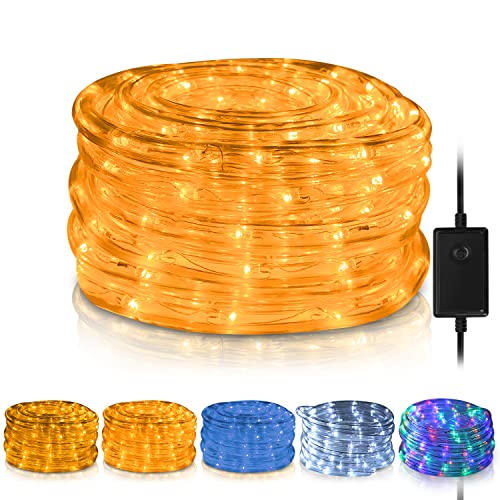 SWANEW LED Lichterschlauch, 50M 1200LEDs lichtschlauch Lichterkette außen, IP20 Wasserfest Led Schlauch außen, Garten-Party-Festbeleuchtung (Warmweiß SWANEW LED Lichterschlauch, 50M 1200LEDs lichtschlauch Lichterkette außen, IP20 Wasserfest Led Schlauch außen, Garten-Party-Festbeleuchtung (Warmweiß von SWANEW