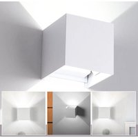 Led Wandleuchte Wandleuchten IP65 Wohnzimmer Flurlampe Treppen Wandlampe Außen Deko 7W Weiß Kaltweiß - Swanew von SWANEW