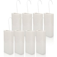 SWANEW Luftbefeuchter Heizung 8er Set 400ml Keramik Set Heizkörper Verdunster Verdampfer von SWANEW