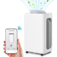 SWANEW Luftentfeuchter - Entf. 26L/Tag - WiFi APP - bis 20-30m³ - 4.5L- 24h Timer, Hygrostat - Weiß - Raumentfeuchter Dehumidifier von SWANEW