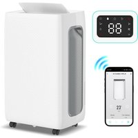 SWANEW Luftentfeuchter Lufttrockner 26L/Tag 4.3L-Tank mit WIFI & App, Raumentfeuchter 43dB, 24H Timer Entfeuchter, Dehumidifier von SWANEW
