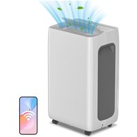 SWANEW Luftentfeuchter - WIFI - 26 L / Tag, 4,5L Behälter, bis 30 m², elektrisch, Wäschetrocknung, 24H Timer, Auto-Modus - Raumentfeuch von SWANEW