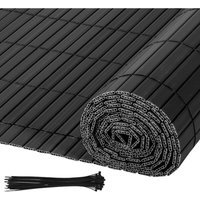 Swanew - pvc Sichtschutzmatte UV-Schutz Sichtschutzzaun Balkon Terrasse Windschutz Sichtschutz Outdoor Balkonverkleidung Wetterfest für Balkon Garten von SWANEW