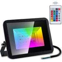 SWANEW RGB Fluter Außenleuchte IP67 Strahler Lampe Baustrahler Wasserdicht Licht LED Flutbeleuchtung Scheinwerfer 30W von SWANEW