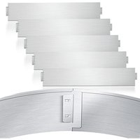 SWANEW Rasenkante Metall Beeteinfassung Mähkante Verzinkt Wegbegrenzung Beetumrandung Palisade 100x18cm 5m SWANEW Rasenkante Metall Beeteinfassung Mähkante Verzinkt Wegbegrenzung Beetumrandung Palisade 100x18cm 5m von SWANEW