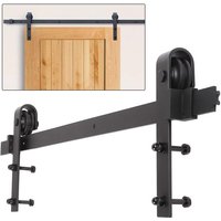 Swanew - Schiebetürbeschlag Zimmertür Türbeschlag Big Wheel Scheunentor Belastung 150kg Laufschienen Schiebetürsystem Set 183 cm Swanew - Schiebetürbeschlag Zimmertür Türbeschlag Big Wheel Scheunentor Belastung 150kg Laufschienen Schiebetürsystem Set 183 cm von SWANEW