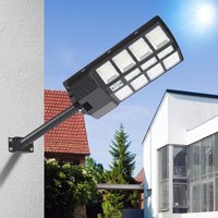 VINGO Solar Straßenlaterne LED Solarleuchte Wasserdicht Flutlicht mit Bewegungssensor und Fernbedienung für Außen Garten Terrasse Parkplatz 400W von SWANEW