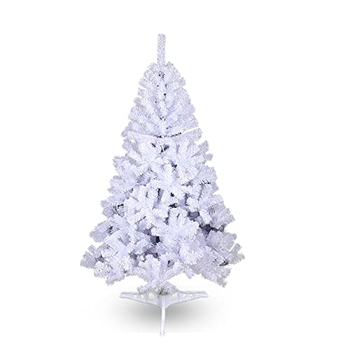 SWANEW Weihnachtsbaum 1,2m Weiß Tannenbaum Einzigartiger Künstlicher Kunstbaum Weihnachtsdeko schwer entflammbar für den Weihnachtsdekoration von SWANEW