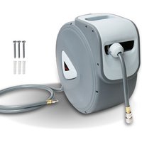 Swanew - Schlauchaufroller Schlauchtrommel 30 m automatisch 18 bar – Wand-Schlauchbox mit 1/4 Zoll Anschluss und Einzug-Automatik – Schlauchaufroller von SWANEW
