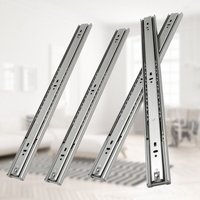 Schubladenschienen Rollenführung Schiene Schubladenauszug Schubladen Kugelführung Selbsteinzug Vollauszug Länge 450mm 2Paar Schubladenschienen Rollenführung Schiene Schubladenauszug Schubladen Kugelführung Selbsteinzug Vollauszug Länge 450mm 2Paar von SWANEW