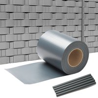Sichtschutzstreifen pvc Doppelstabmatten Zaun Windschutz für den Gartenzaun oder Balkon 70m x 19 cm Anthrazit - Swanew Sichtschutzstreifen pvc Doppelstabmatten Zaun Windschutz für den Gartenzaun oder Balkon 70m x 19 cm Anthrazit - Swanew von SWANEW