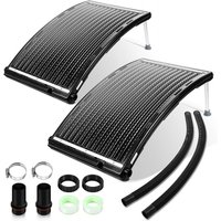 Solar Poolheizung – Gebogene Solar-Heizung für Pools, 15 l, Ø38 mm, Poolzubehör,2X Set - Swanew von SWANEW