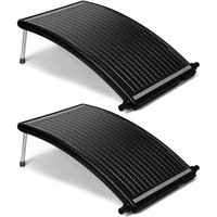 Solarheizung Gartendusche Pool Sonnenkollektor Poolheizung Schwarz 2 Stück - Swanew Solarheizung Gartendusche Pool Sonnenkollektor Poolheizung Schwarz 2 Stück - Swanew von SWANEW