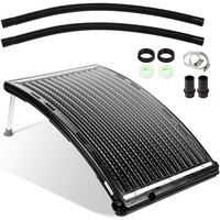 Solarheizung Schwimmbad Pool Poolheizung Versenkbare Halterung schwarz Solarabsorber 110 x 65 x 15 cm - Swanew von SWANEW
