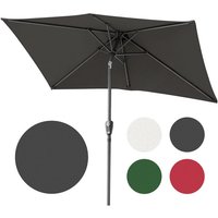 Sonnenschirm, Gartenschirm, Balkonschirm, Rechteckig, Kippbar, 1.4x2.1M, Grau - Swanew Sonnenschirm, Gartenschirm, Balkonschirm, Rechteckig, Kippbar, 1.4x2.1M, Grau - Swanew von SWANEW