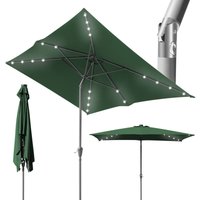 Sonnenschirme Balkonschirm 210 x 140 cm Rechteckig Kippbar Höhenverstellbar mit Kurbel,Grün - Swanew Sonnenschirme Balkonschirm 210 x 140 cm Rechteckig Kippbar Höhenverstellbar mit Kurbel,Grün - Swanew von SWANEW