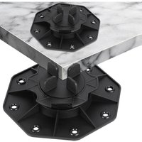 10 Stück Stelzlager 19-28mm Terrassenlager mit Fugenkreuz Stellfuß Höhenverstellbar Plattenlager für Steinplatten, Keramik-, Beton- - Swanew 10 Stück Stelzlager 19-28mm Terrassenlager mit Fugenkreuz Stellfuß Höhenverstellbar Plattenlager für Steinplatten, Keramik-, Beton- - Swanew von SWANEW