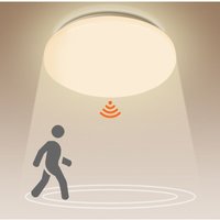 12W led Deckenleuchte mit Bewegungsmelder Sensor Energiespar Küche Deckenlampe - Swanew von SWANEW