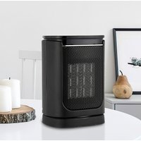 Swanew - 1500W Keramik Heizlüfter mit Fernbedienung, Timer-Funktion, Keramik Heizstrahler Schwarz von SWANEW