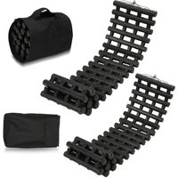 Anfahrhilfe 2x Tracks max.3.5t Sandbleche 100cm pkw lkw Traktionsplatte für Sand Schlamm Schnee - Swanew von SWANEW