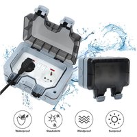 Swanew - Außensteckdose IP66 Wandsteckdosen mit Schalter Gartensteckdose Wasserdicht Steckdose Outdoor Steckdose Aufputz- 2er Swanew - Außensteckdose IP66 Wandsteckdosen mit Schalter Gartensteckdose Wasserdicht Steckdose Outdoor Steckdose Aufputz- 2er von SWANEW