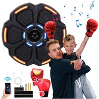 Swanew - Boxmaschine mit Musik Wandmontage Bluetooth Musik Boxing Boxautomat Rhythmus-Reaktionstrainer, wandmontierter Schlagtrainer von SWANEW