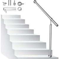 Geländer außen und innen 1 Stück– Edelstahl Treppengeländer, Handläufe und Wandgeländer für hohe Haltbarkeit, robuste Verarbeitung 120x90cm - Swanew von SWANEW