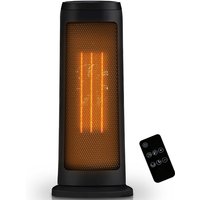 Swanew - Heizlüfter Profi Heizung Angebot Bauheizer Heizgerät Heizstrahler Timer 2000W-Schwarz von SWANEW