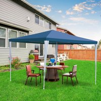 Pavillon 3x3m Wasserdicht ochzeit Festzelt UV-Schutz Stabiles hochwertiges Gartenpavillon mit 4 Seitenteile für Garten Festival Party - Swanew von SWANEW