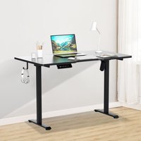 Swanew - Höhenverstellbarer Schreibtisch Elektrisch 120x60cm Sitz- & Stehtisch mit 4 Memorytastaturen und Anti-Kollisionssystem, höhenverstellbarer Swanew - Höhenverstellbarer Schreibtisch Elektrisch 120x60cm Sitz- & Stehtisch mit 4 Memorytastaturen und Anti-Kollisionssystem, höhenverstellbarer von SWANEW