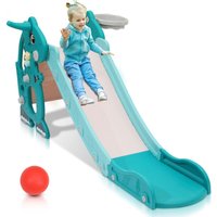 Swanew - Kinderrutsche Wurfring Rutsche Outdoor Gartenrutsche 4 in 1 Wellenrutsche Slide von SWANEW