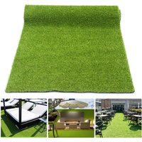 Kunstrasen 2x1M künstlicher Rasenteppich , 20 mm Florhöhe, hohe Dichte, Kunstrasen, natürlich und realistisch aussehender Garten Haustier Hund Rasen von SWANEW