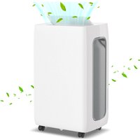 Swanew - Luftentfeuchter 26L/Tag bis 30㎡, Entfeuchter inkl. 4.5L Wassertank, automatisch Entleerung, 24H Timer, Überlaufschutz, 43dB, Dehumidifier von SWANEW