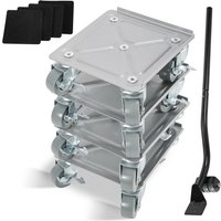 Swanew - Möbelroller 4x Transportroller Möbelroller Schwerlastrollen Möbelhund Rollbrett Umzugsset 500 kg mit Lenkungsrollen für alle Böden Swanew - Möbelroller 4x Transportroller Möbelroller Schwerlastrollen Möbelhund Rollbrett Umzugsset 500 kg mit Lenkungsrollen für alle Böden von SWANEW