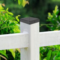 SWANEW Pfostenkappe Zaunpfahl Abdeckung Pyramide Abdeckkappe 10 Stück 91x91mm Schwarz SWANEW Pfostenkappe Zaunpfahl Abdeckung Pyramide Abdeckkappe 10 Stück 91x91mm Schwarz von SWANEW