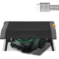 Rasenmäher Garage Klappbar Mähroboter Dach Automower Mower Roboter Abdeckung Schützt - schwarz - Swanew von SWANEW