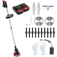 Rasentrimmer Elektro Freischneider mit 2x 21V 1500ma Ladegerät Akku 18 krpm - Swanew von SWANEW
