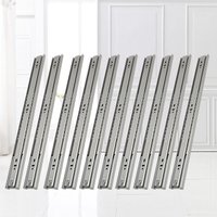 Swanew - Schubladenschienen Rollenführung Schiene Schubladenauszug Schubladen Kugelführung Selbsteinzug Vollauszug Länge 600mm 10Paar Swanew - Schubladenschienen Rollenführung Schiene Schubladenauszug Schubladen Kugelführung Selbsteinzug Vollauszug Länge 600mm 10Paar von SWANEW