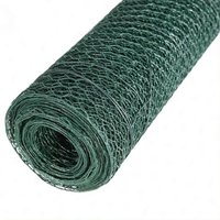 Sechseckgeflecht Drahtzaun, Maschenweite: 27 mm, Kaninchendraht, Wildzaun 1x10m (Grün) - Swanew von SWANEW