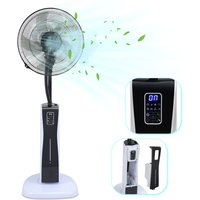 Swanew - Standventilator 75W Ventilator 3 Geschwindigkeitsstufen Bodenventilator Windmaschine 7.5h Timer mit Fernbedienung von SWANEW