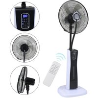 Standventilator mit Sprühfunktion für angenehmes Raumklima 75W Ventilator mit 4 mit Fernbedienung & Timer-Funktion - Swanew Standventilator mit Sprühfunktion für angenehmes Raumklima 75W Ventilator mit 4 mit Fernbedienung & Timer-Funktion - Swanew von SWANEW