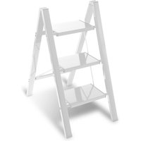 Swanew - Stehleiter Klappleiter 3 Stufen Weiß Trittleiter Klapptritt Alu Swanew - Stehleiter Klappleiter 3 Stufen Weiß Trittleiter Klapptritt Alu von SWANEW