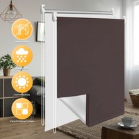 Swanew - Verdunklungsrollo ohne Bohren, Thermorollo Klemmfix Fensterrollo Seitenzugrollo Sichtschutz und Sonnenchutz, Klemmrollo für Fenster & von SWANEW