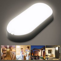 Swanew - led Feuchtraumleuchte 15W 10x Wasserdicht Deckenleuchten IP54 Wasserdicht Lampe Garage Keller von SWANEW