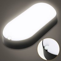 Swanew - led Feuchtraumleuchte 15W 2x Wasserdicht Deckenleuchten IP54 Wasserdicht Lampe Garage Keller von SWANEW