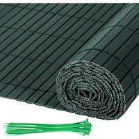 Swanew - pvc Sichtschutzmatte UV-Schutz Sichtschutzzaun Balkon Terrasse Windschutz Sichtschutz Outdoor Balkonverkleidung Wetterfest für Balkon Garten von SWANEW