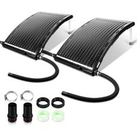 TolleTour 2X Poolheizung Solar - Sonnenkollektor Pool Solarheizung - 110x65 cm - Anschluss Ø32-40mm - Solar-poolheizung - Heizstab Pool - Solarpanel von SWANEW