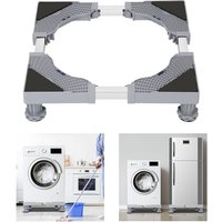 Waschmaschinen Untergestell basis Haushaltsgroßgeräte-Zubehör Podest Höhenverstellbar 41-66cm 4 Beine - Swanew von SWANEW